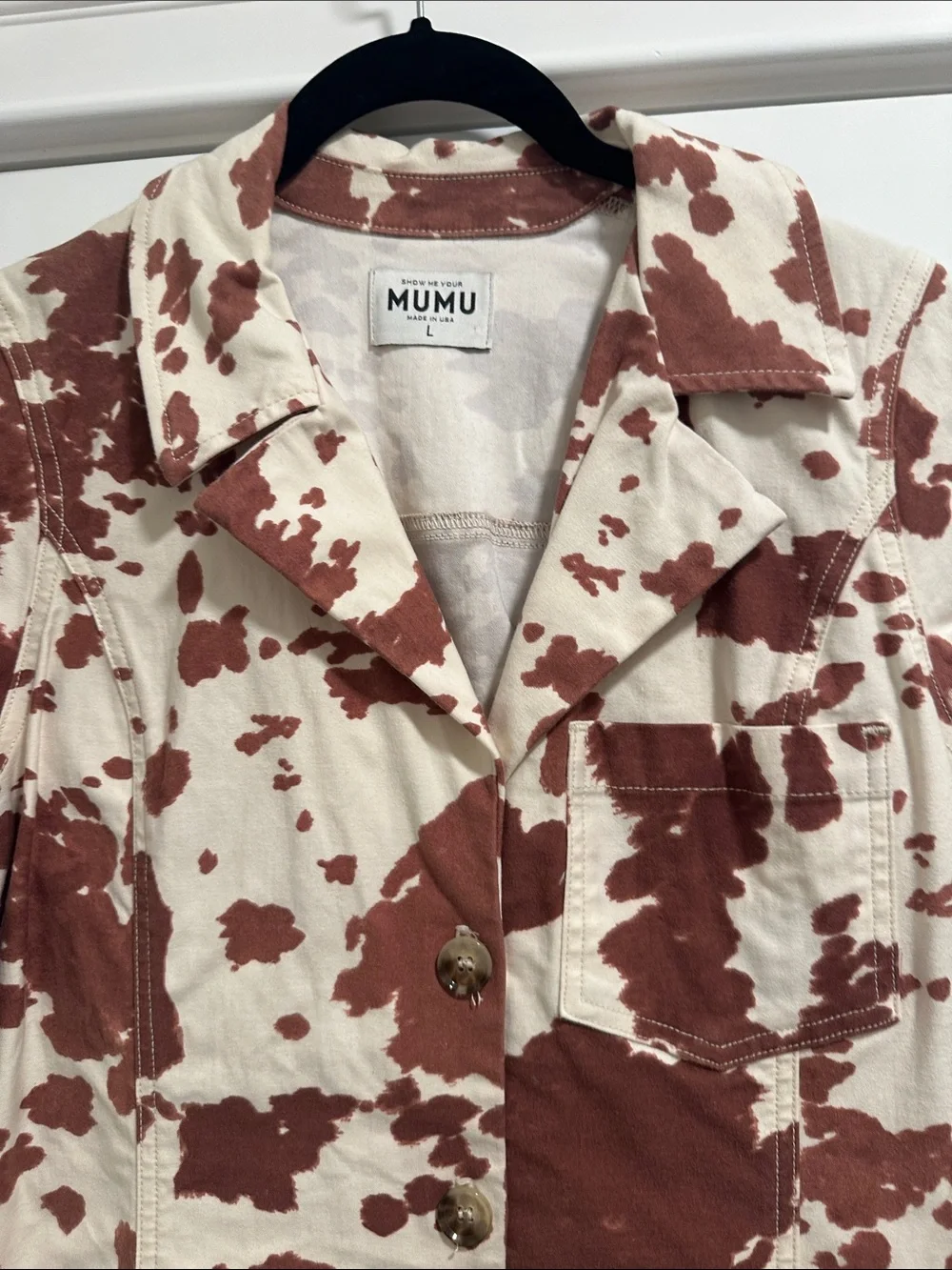 Show Me Your Mumu Cowprint Dress - Picture 2 of 4